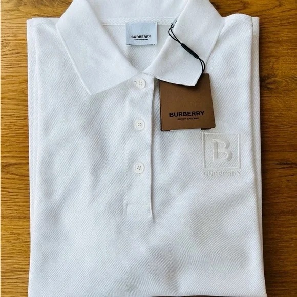 Burberry B box logo men polo - Picture 2 of 5